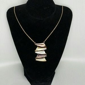 Tri-Color Gold Necklace